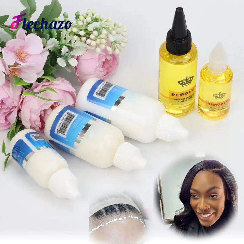 Lace Melting And Holding Glue 38ml 60ml 90ml Hair Adhesive Lace Wig Glue For Wigs Strong Hold Natural Finishing Hold Bond Glue