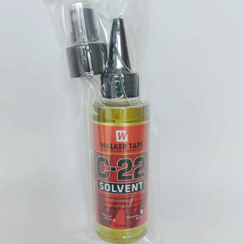 4 FL OZ 118ml Walker Tape C-22 Solvent Remover Great Cleaner For Scalp And Hair Systems Fast Acting on Most Tapes