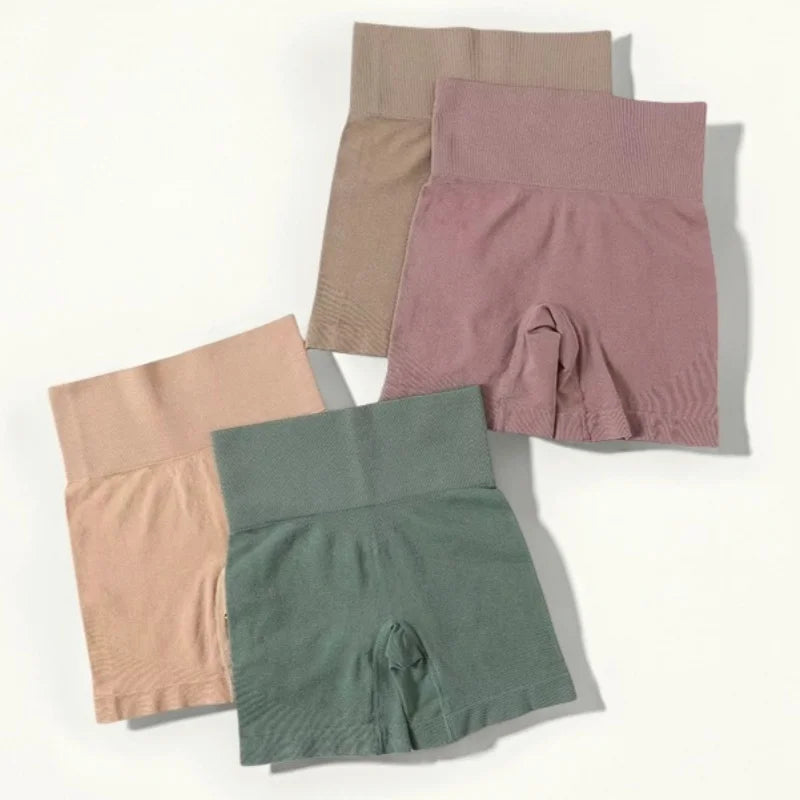 Seamless High Waist Shorts Panties For Women Hip Lift Shorts Safety Pants Fitness Sports Boxer Panty Tummy Control Underwear