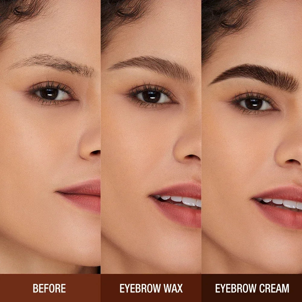 O.TWO.O Eyebrow Pomade 2-in-1 Brow Gel Wax Waterproof Long Lasting Creamy Texture Eye Brow Tint Enhancer Cosmetic Makeup