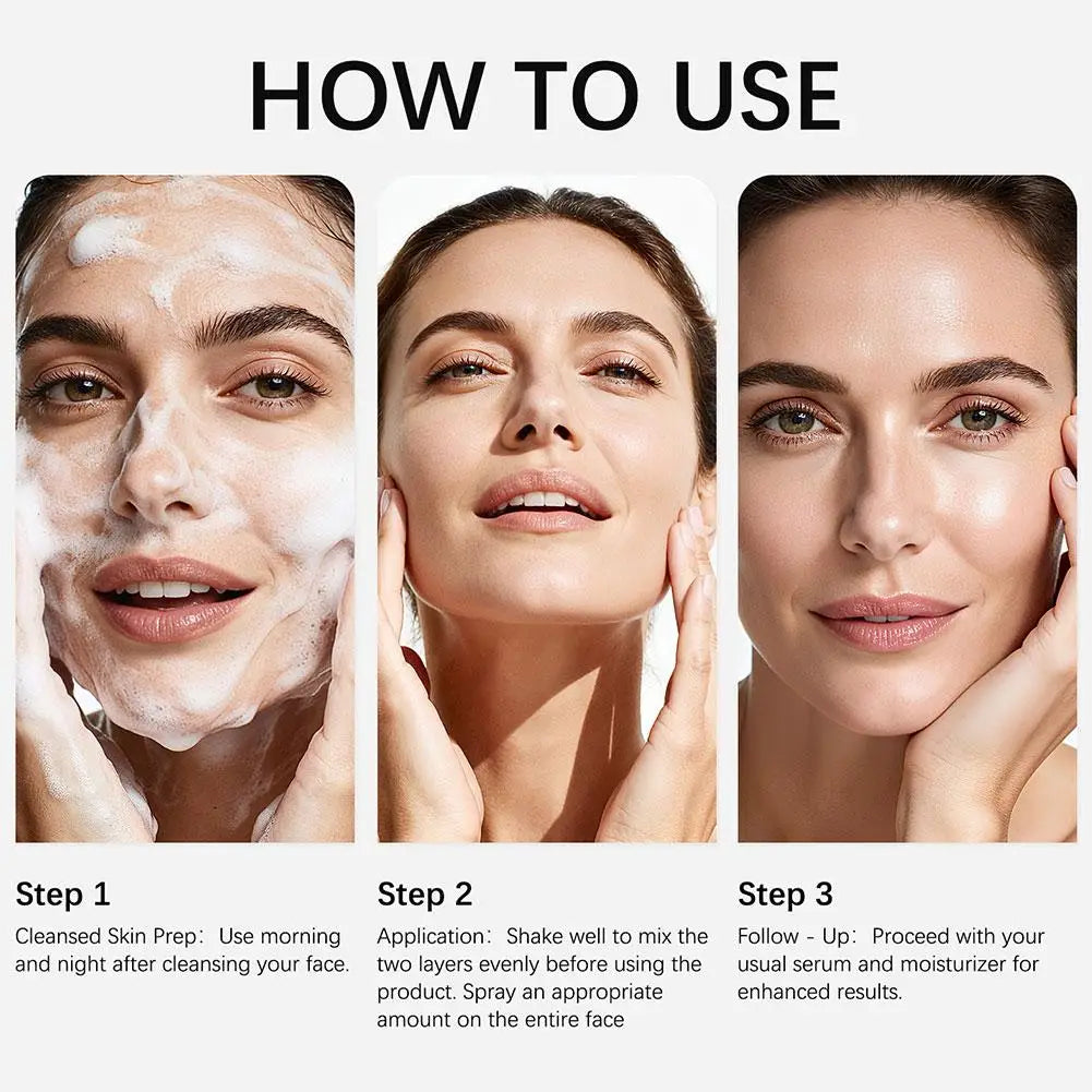 345 Skin Soothing Spray 18ml Hydrating Moisturizer Repair Reduce Redness Improve Dullness Gentle Refreshing Non Sticky Face Mist