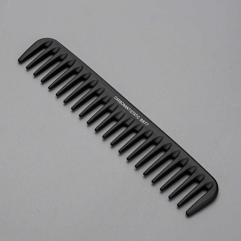 Wide Tooth Curl  Comb Detangling Comb Texture Comb For Curly Wet Wavy Thick Hair Wigs Salon Barber Hairstyle Tool ﻿