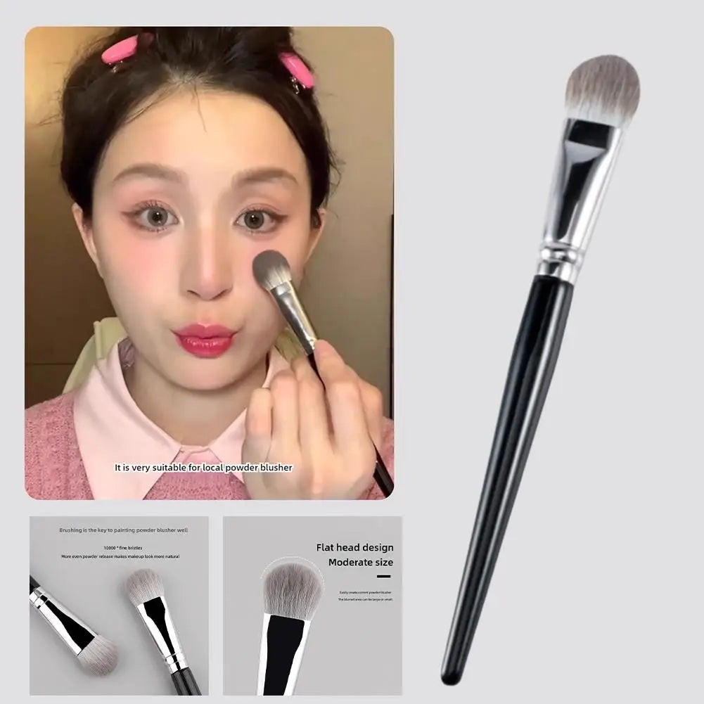 Blusher Brush Powder Blush Cream Liquid Blush Makeup Brushes Flat Small Precise Blush Brush Makeup Tools