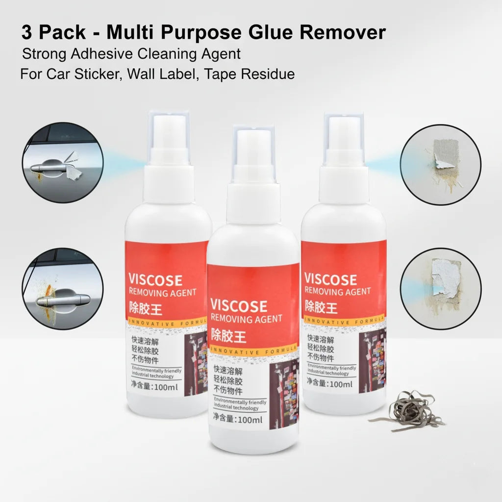 300ml Multi Purpose Glue Remover Strong Adhesive Cleaning Agent for Car Sticker Wall Label Tape Residue Degumming Liquid
