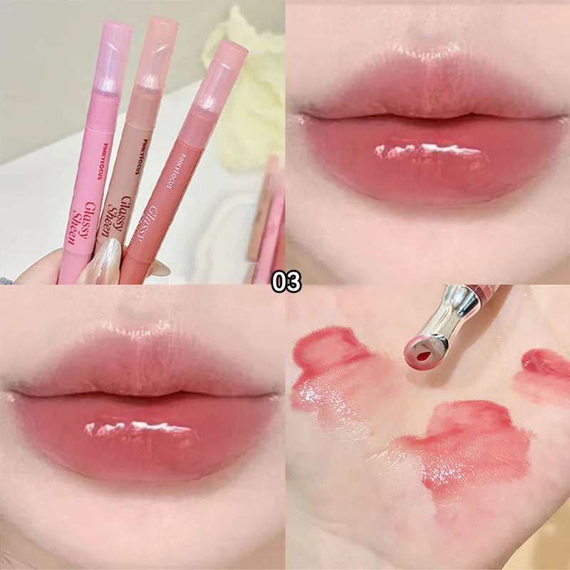 Pinkyfocus Lip Gloss Is Moisturizing, Natural, Easy to Apply, Has a Water-Gloss Finish, Does Not Stick to the Cup, Does Not Show Lip Lines, Is Non-Sticky, Enhances Lip Volume, Brightens the Complexion, High-End Versatile Kore