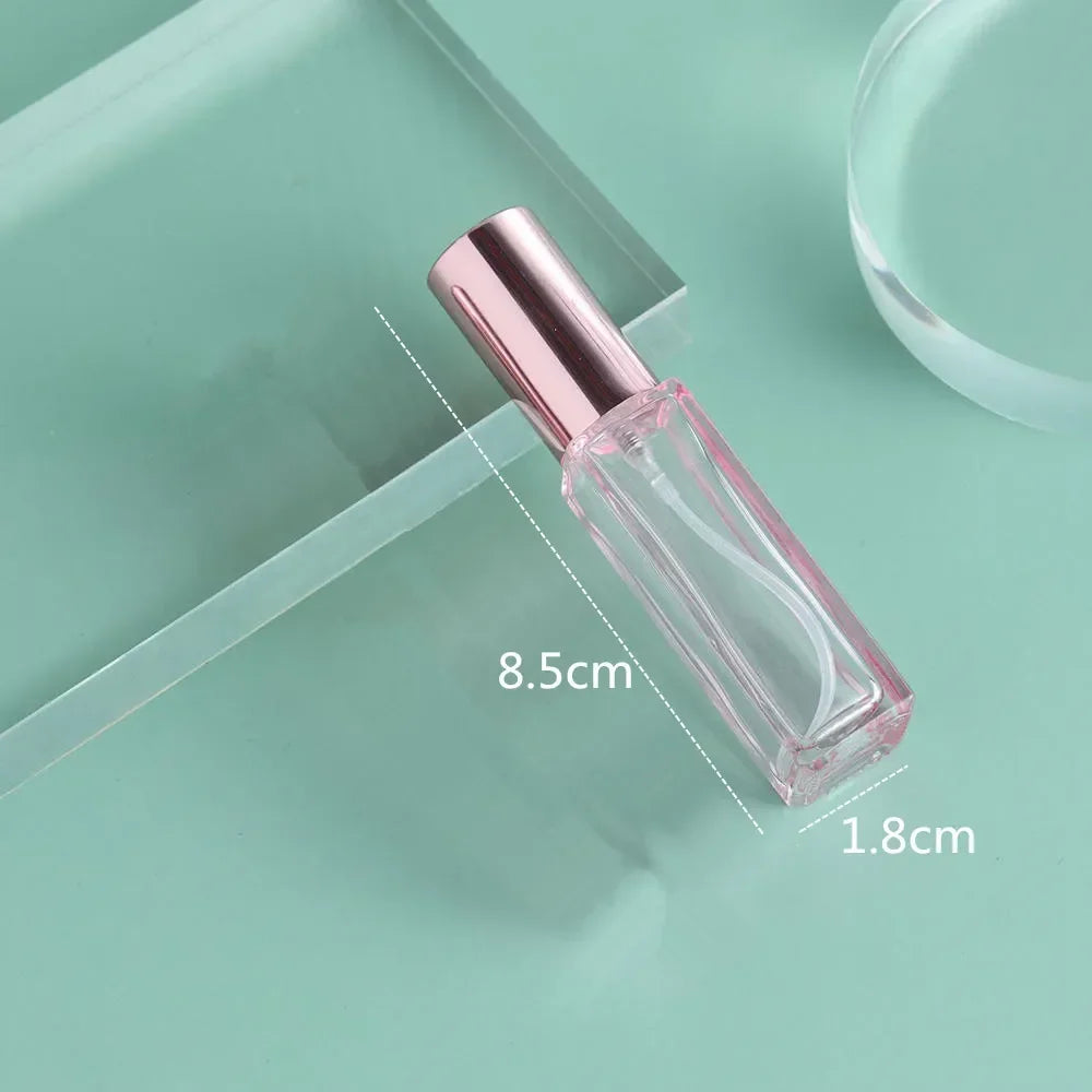 10ml Mini Perfume Spray Bottles Glass Refillable Bottle Portable Travel Oils Liquid Cosmetic Container Perfume Atomizer 여행용