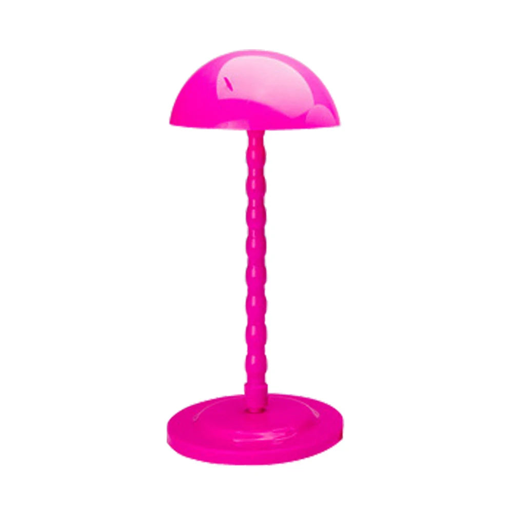 Wig Stand Mushroom Top Plastic Folding Stable Durable Hair Portable Head Hat Cap Display Holder Tools For Styling Wigs Toupee