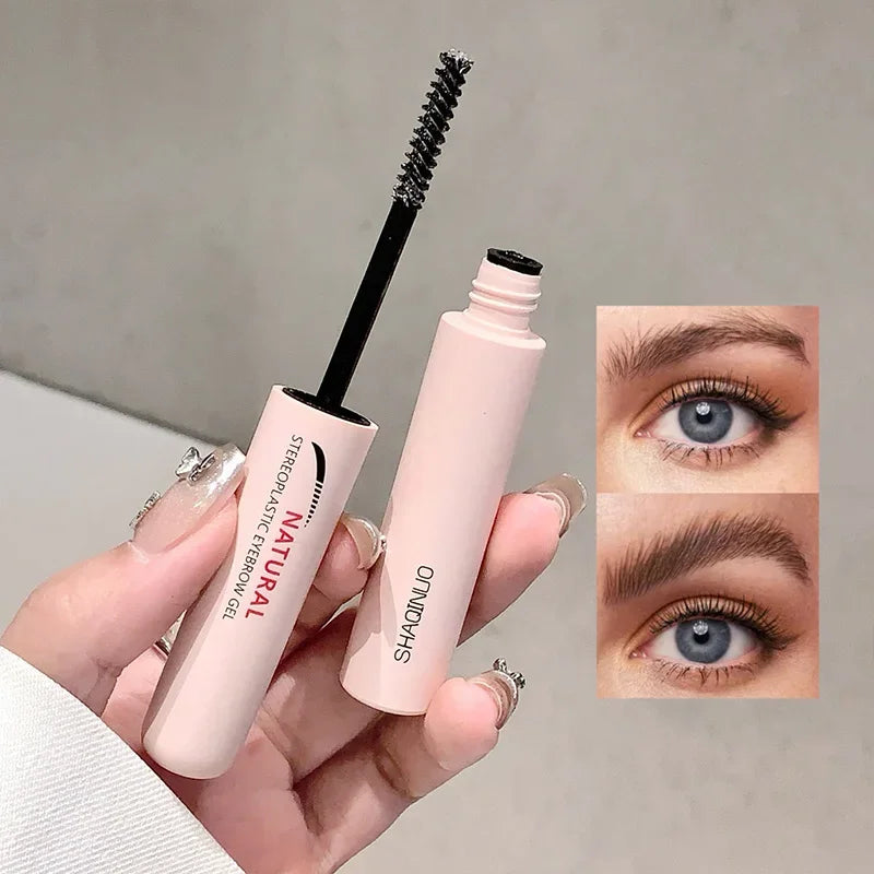 Natural 3D Brow Gel - Waterproof, Sweat-Resistant, and Film-Forming for Wild, Shaped Brows