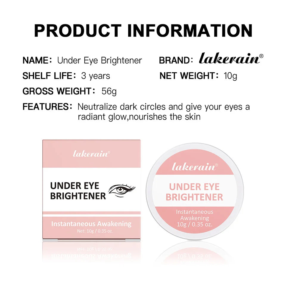 Under Eye Brightener Eye Bags Dark Circles Eye Cream Under Eye Skin Care Caffeine Brightening Peptide Firming Eye Care Beauty C
