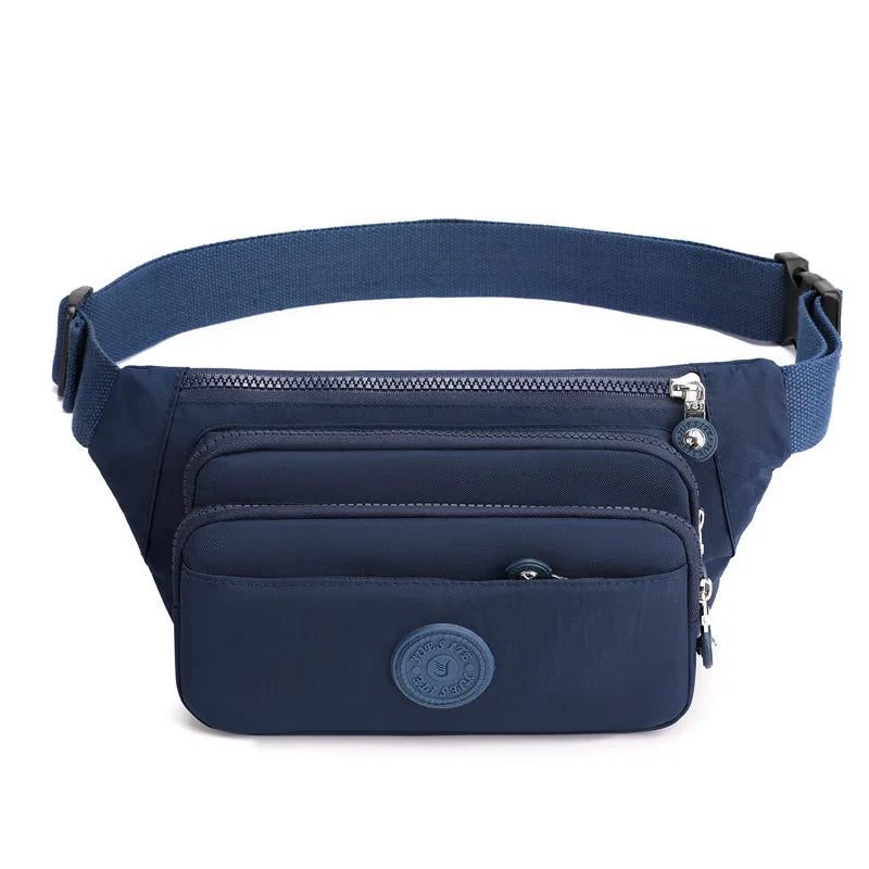 Waist Bags For Women 2024 New Nylon Leisure Solid Color Fanny Pack For Girls Crossbody Chest Bag Belt Waist Packs