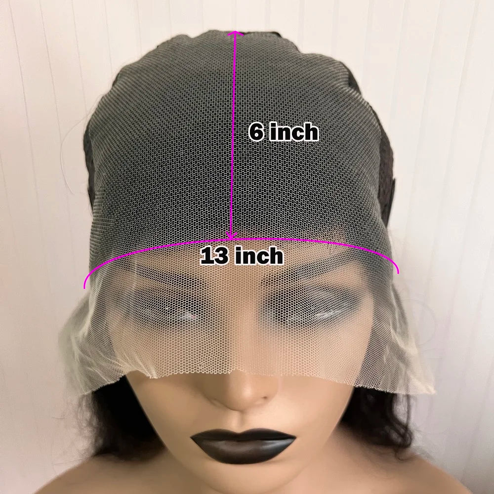 Glueless Full Lace Wigs Natural Wavy Dark Brown Human Hair HD Lace 13x6/360 Wigs With Natural Hairline 5x5 Silk Base Closure Wig