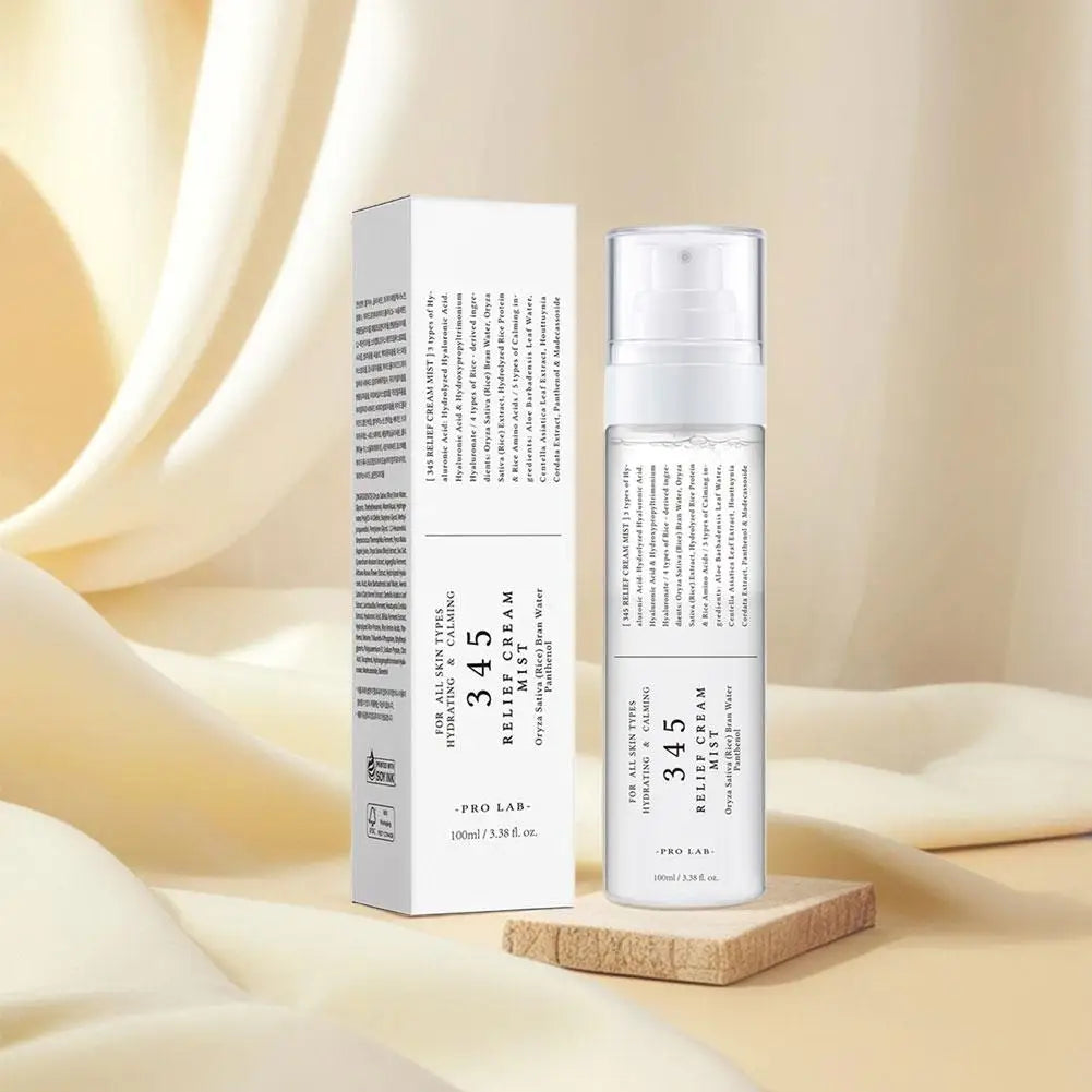 345 Skin Soothing Spray 18ml Hydrating Moisturizer Repair Reduce Redness Improve Dullness Gentle Refreshing Non Sticky Face Mist