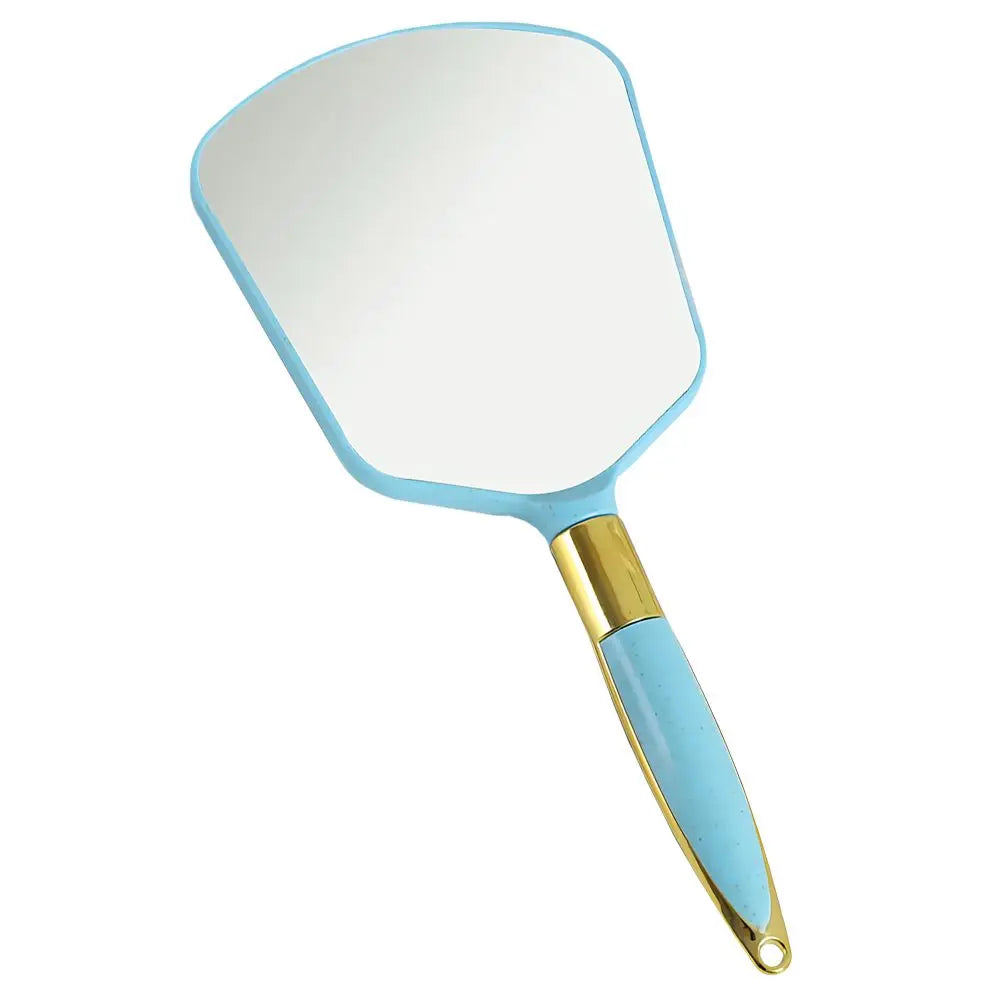Vintage Handheld Makeup Mirror High-definition Vanity Mirror with Handle Hand Mirror SPA Salon Makeup Vanity