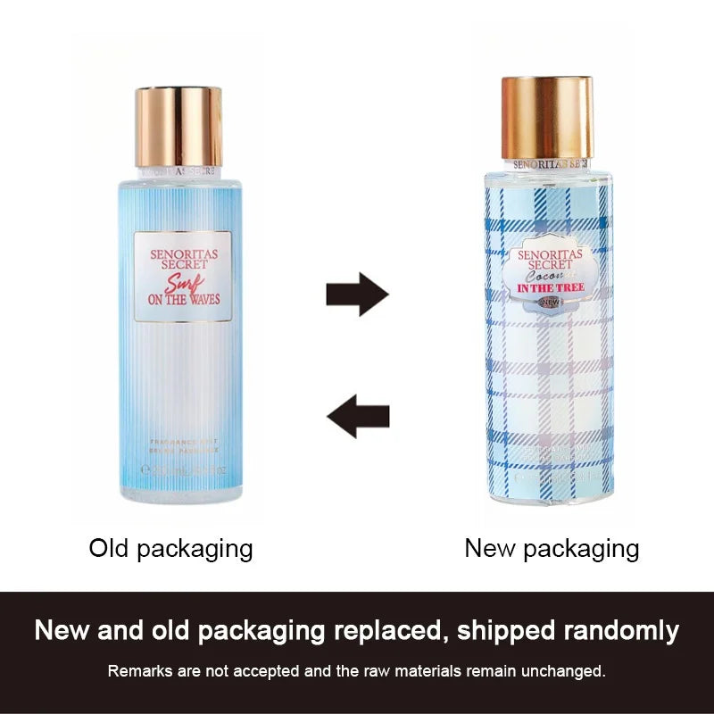 Original Perfume Vanilla Flower Fruit 250ml Fragrance Mist Scent Light Long Lasting Fragrance Women's Perfume Charming Gift