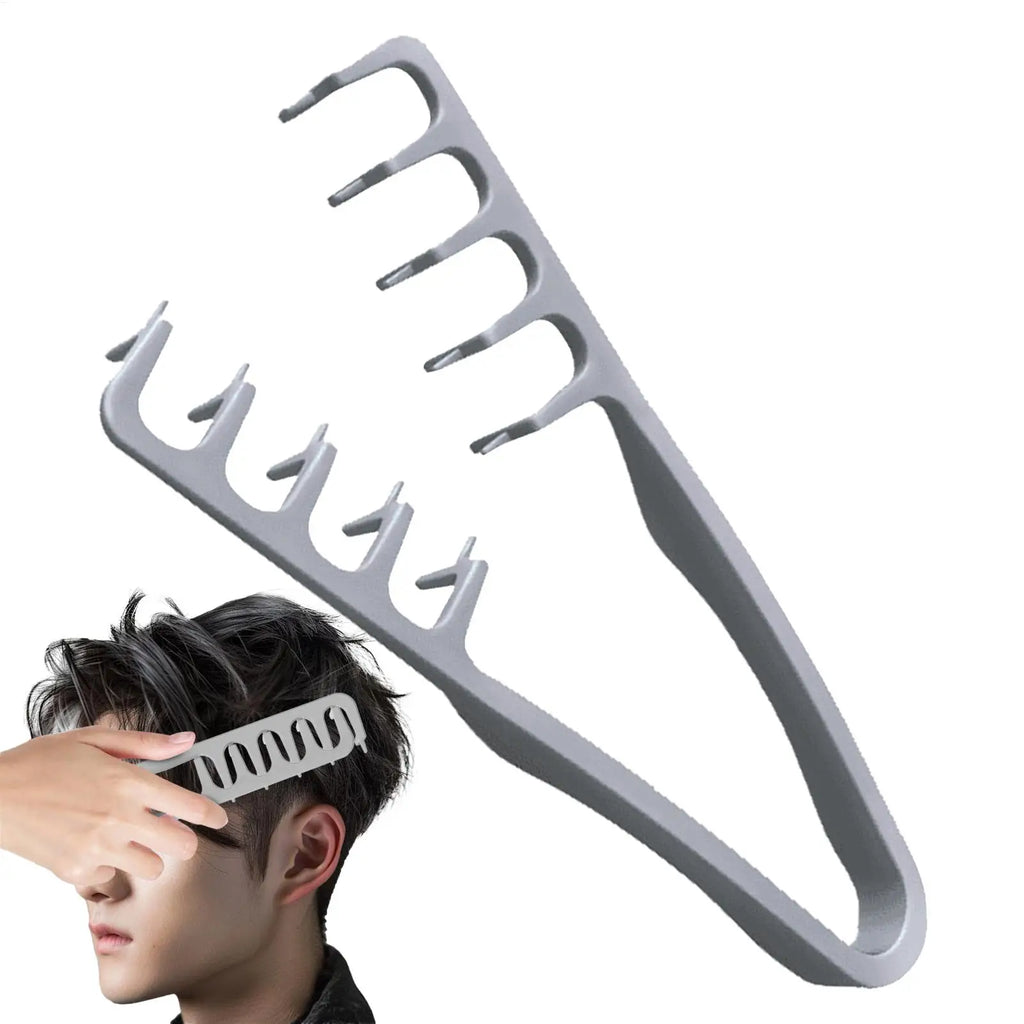 Wide Tooth Comb for Curly Hair Roots Volumizing Tool Covering Bangs Seam Grooming Tool Volumizing Wide-Tooth Hair Styling Comb