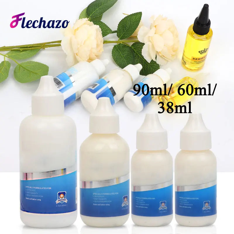 Lace Melting And Holding Glue 38ml 60ml 90ml Hair Adhesive Lace Wig Glue For Wigs Strong Hold Natural Finishing Hold Bond Glue