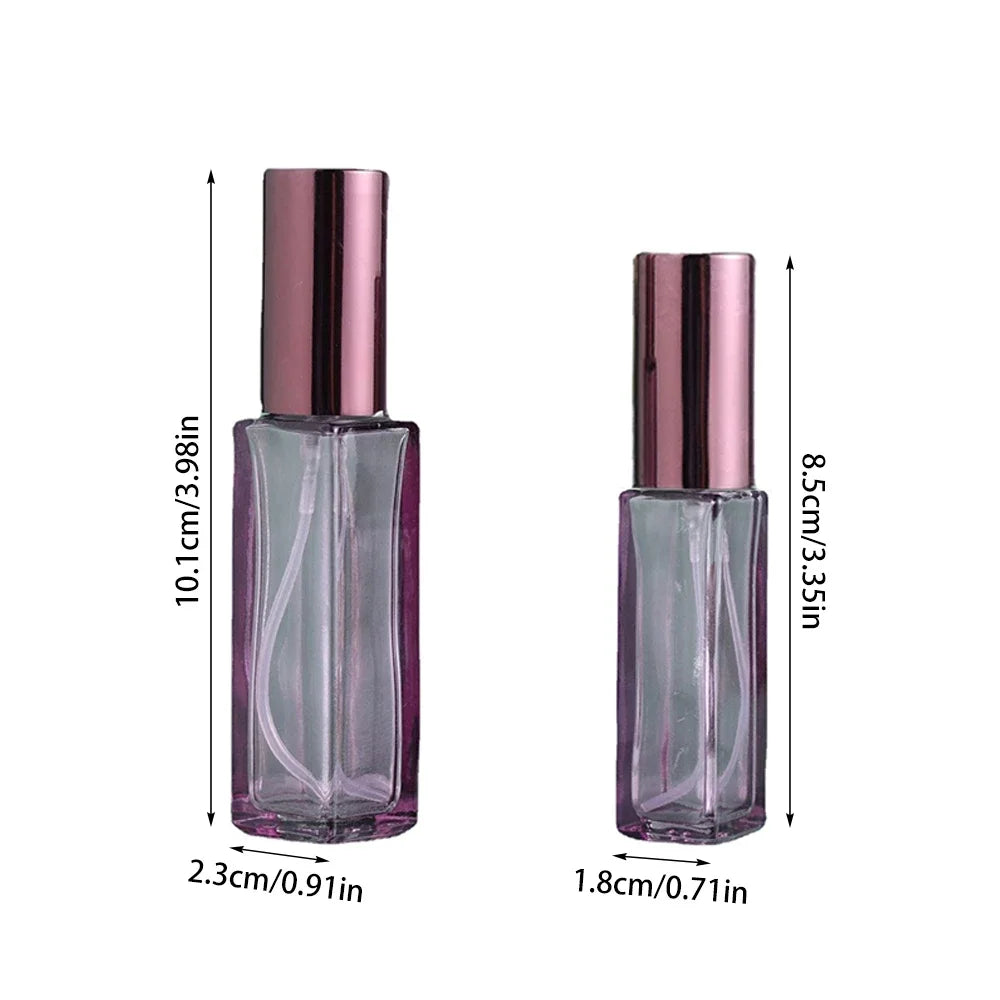 10ml Mini Perfume Spray Bottles Glass Refillable Bottle Portable Travel Oils Liquid Cosmetic Container Perfume Atomizer 여행용