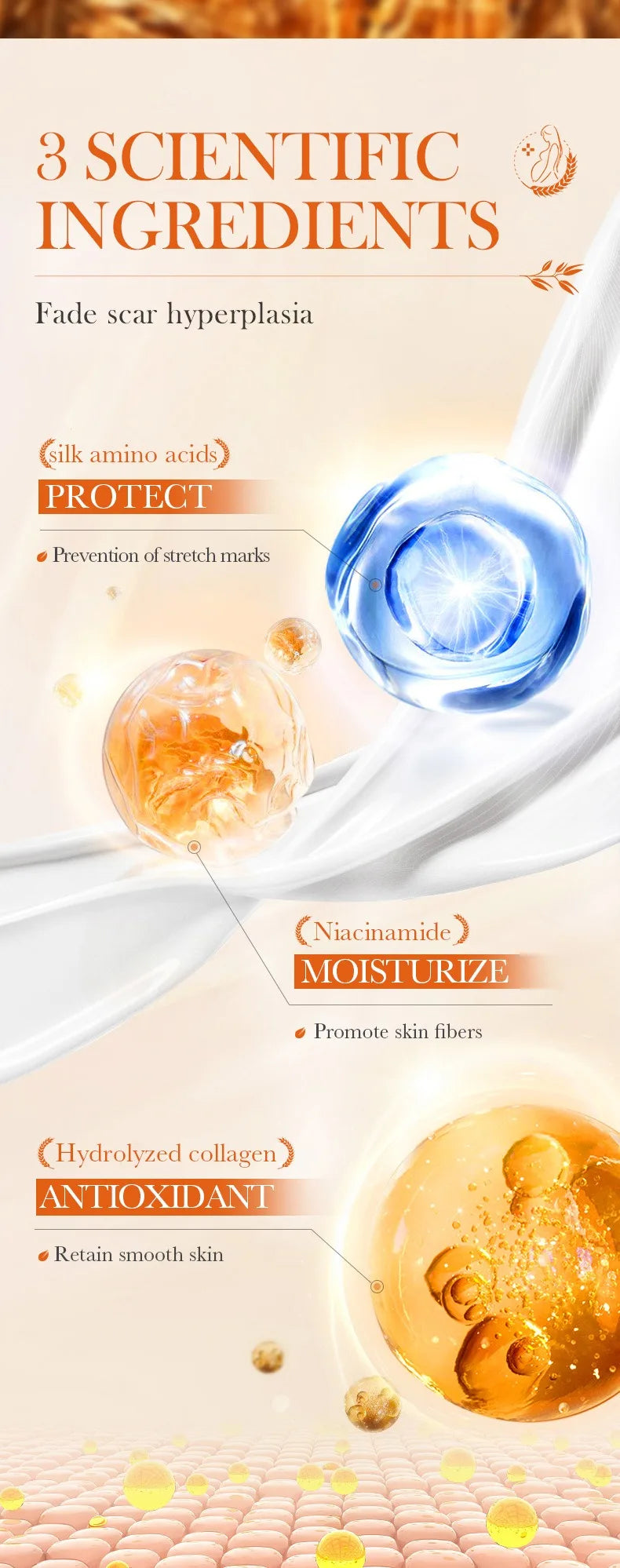 Removes Stretch Mark Cream To Remove Postpartum Obesity Pregnant Women Repair Anti-Aging Winkles Firming Body Cream Skin Care