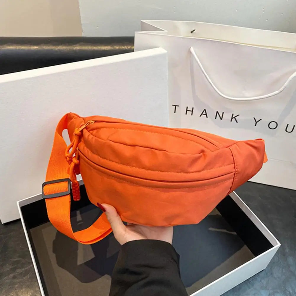 Waist Bags for Women Oxford Leisure Color Waist Bag Shoulder Crossbody Chest Bags Handbags All-match Messenger Belt Bags A3Z0
