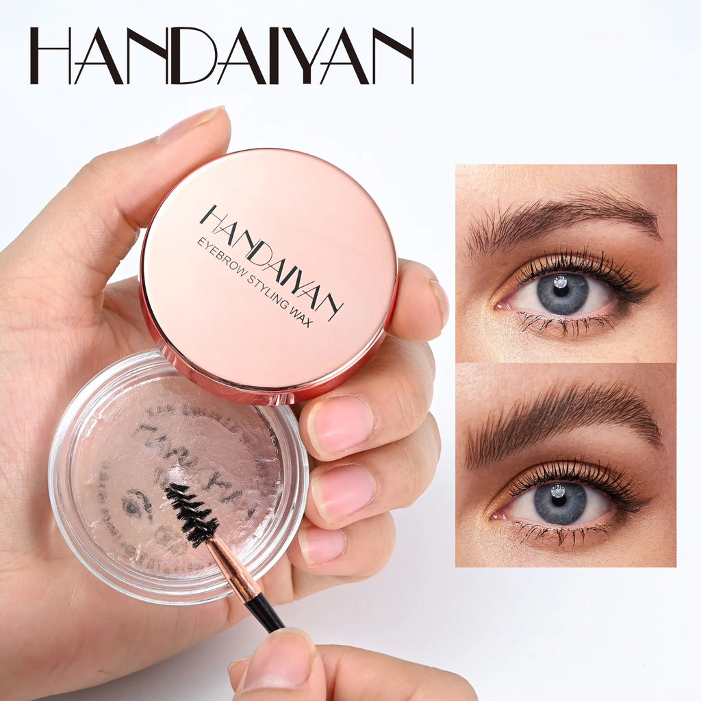 Transparent Pomade Eyebrow Styling Soap Natural Brows Gel Wax Fixer With Brush For Women Eyebrow Cosmetics Make Up Eyebrow Gel