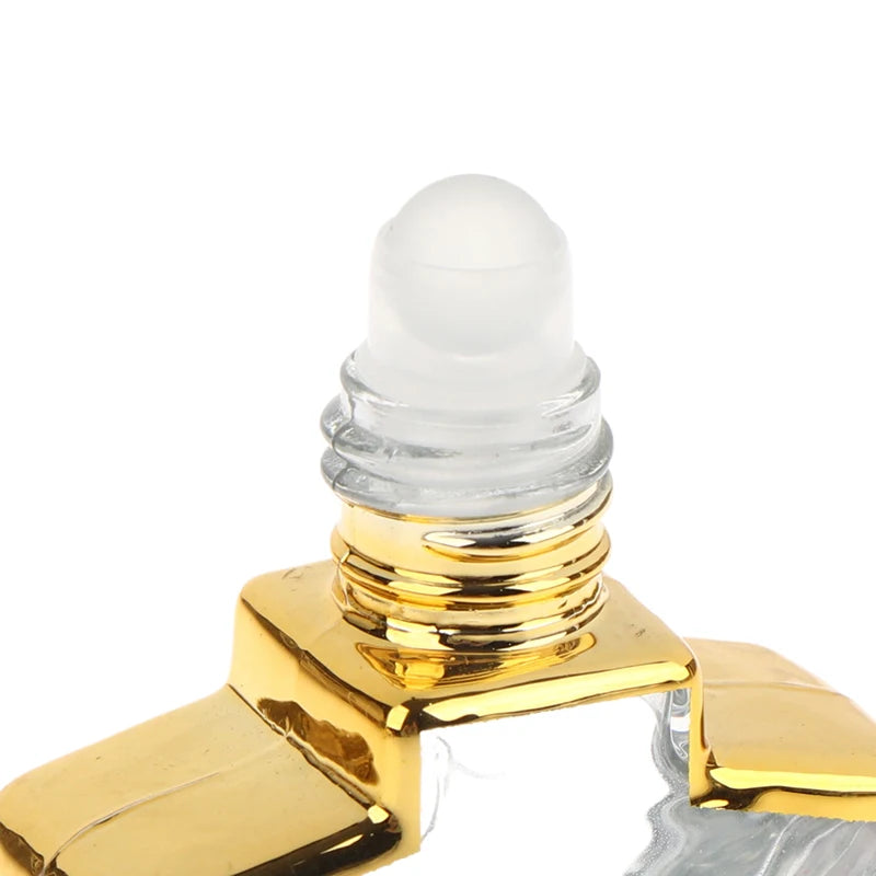 10/12ML Empty Roller Bottles For Essential Oil Travel Bottle With Glass Roller Ball Refillable Empty Glass Perfume Containers