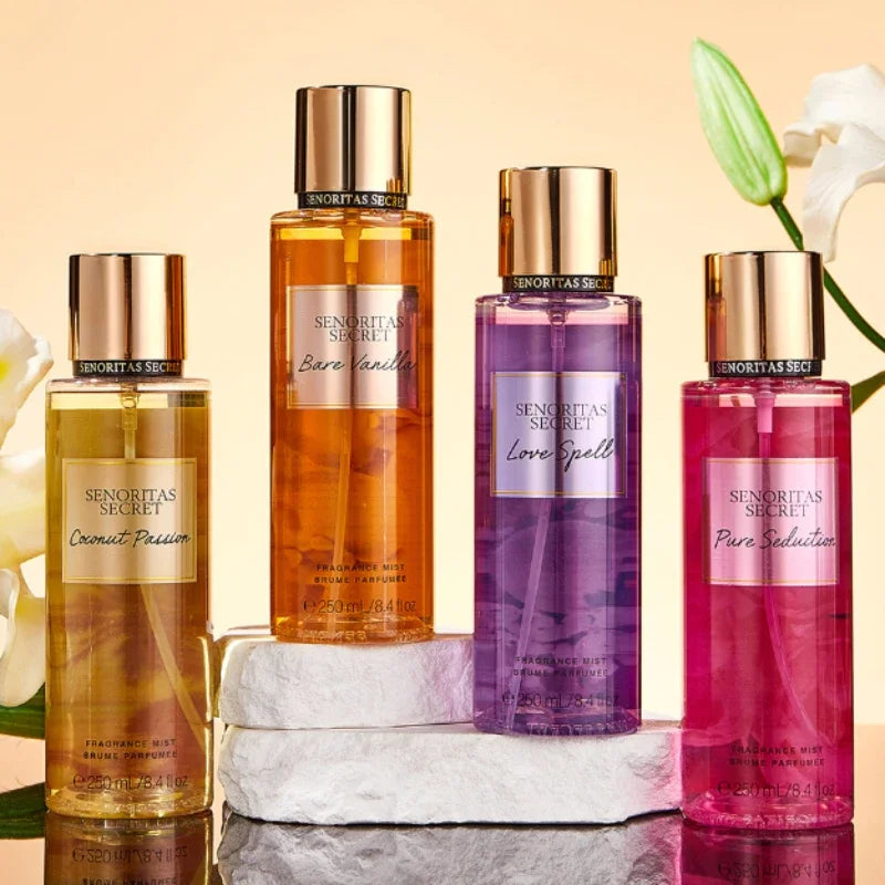 Original Perfume Vanilla Flower Fruit 250ml Fragrance Mist Scent Light Long Lasting Fragrance Women's Perfume Charming Gift