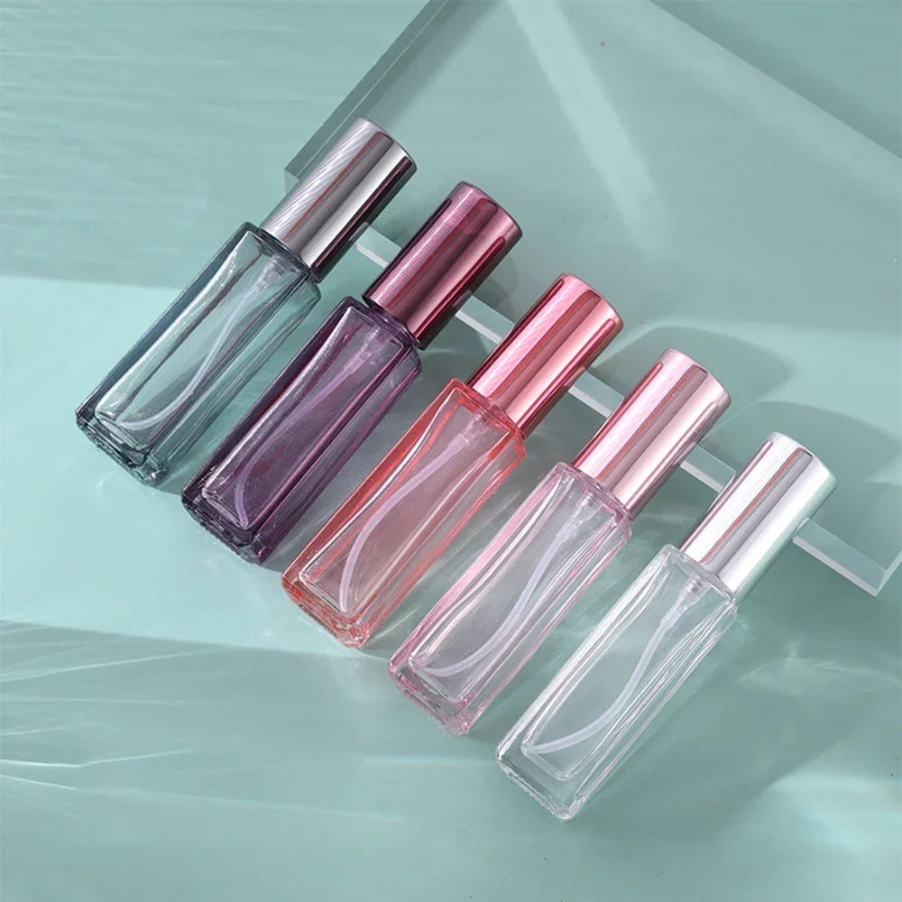 10ml Mini Perfume Spray Bottles Glass Refillable Bottle Portable Travel Oils Liquid Cosmetic Container Perfume Atomizer 여행용
