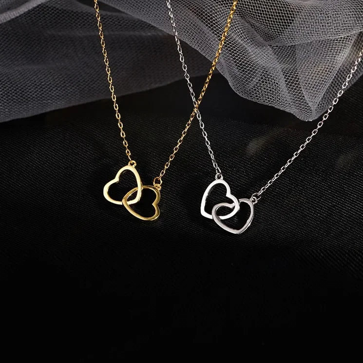 2pcs Couple Lock Key Heart Puzzle I Love You Pendant Couple Necklace Pendants Necklaces for Lovers Valentine's Day Jewelry Gifts