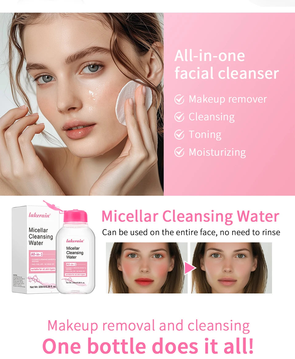 Mild Micellar Cleansing Makeup Remover Water Gentle Makeup Remover All In 1 Cleanser Rubbing Non-stimulating Korean Cosmetics