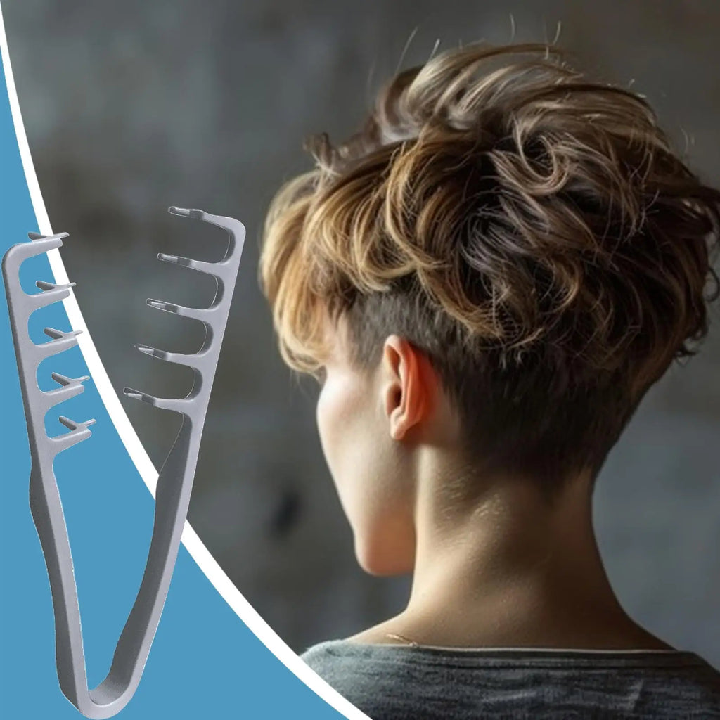 Wide Tooth Comb for Curly Hair Roots Volumizing Tool Covering Bangs Seam Grooming Tool Volumizing Wide-Tooth Hair Styling Comb