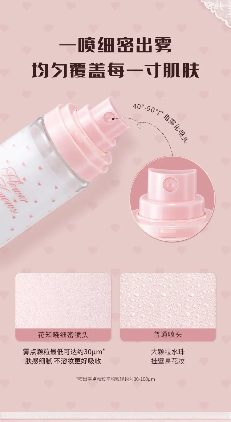 FlowerKnow Makeup Base Moisturizing Essence Sprayfor Makeup Face Primer Korean Skin Care Products Hydrating Face Mist
