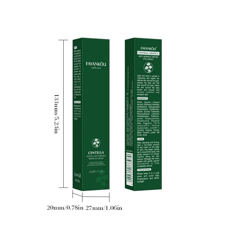 Centella Asiatica Eye Cream Anti Dark Circles Under the Eyes Remove Eye Bags Moisturizing Eyes Skin Care Products