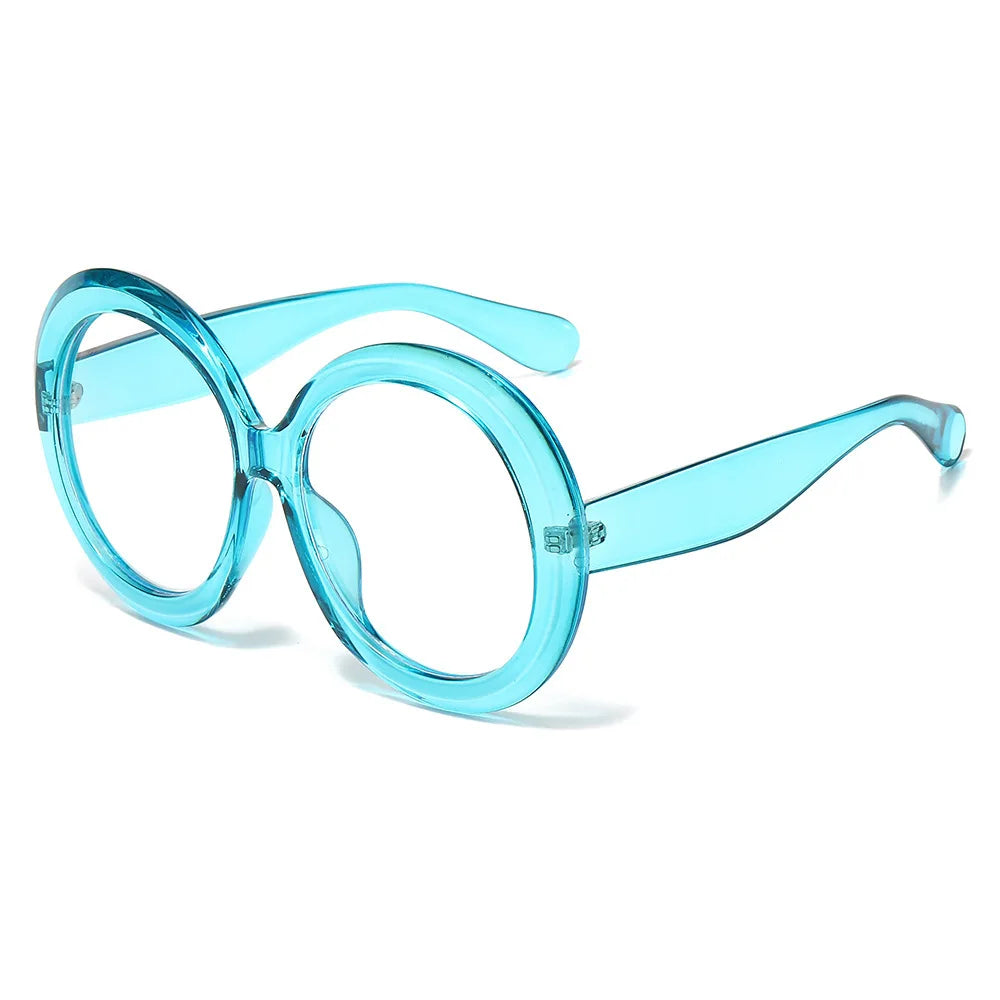 Oversized Round Sunglasses Women Men Luxury Brand Big Frame Sun Glasses Goggles Large Shades Unisex Riding Eyeglasses