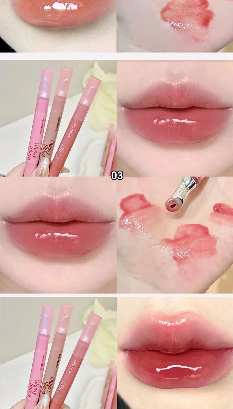 Pinkyfocus Lip Gloss Is Moisturizing, Natural, Easy to Apply, Has a Water-Gloss Finish, Does Not Stick to the Cup, Does Not Show Lip Lines, Is Non-Sticky, Enhances Lip Volume, Brightens the Complexion, High-End Versatile Kore
