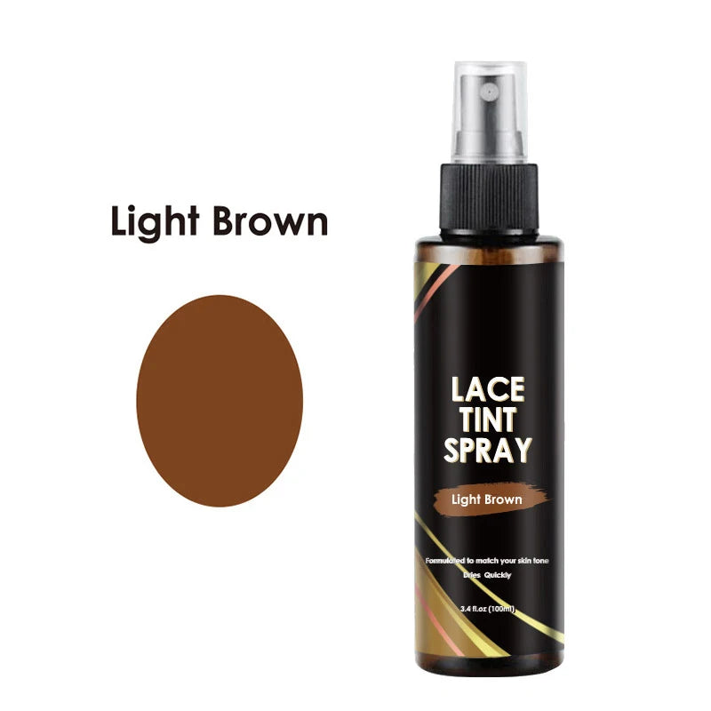 Lace Tint Spray For Wig Seamless Finish 100Ml Lace Tint Melting Mousse For Invisible Hairlines Long Lasting Wig Repair Tools