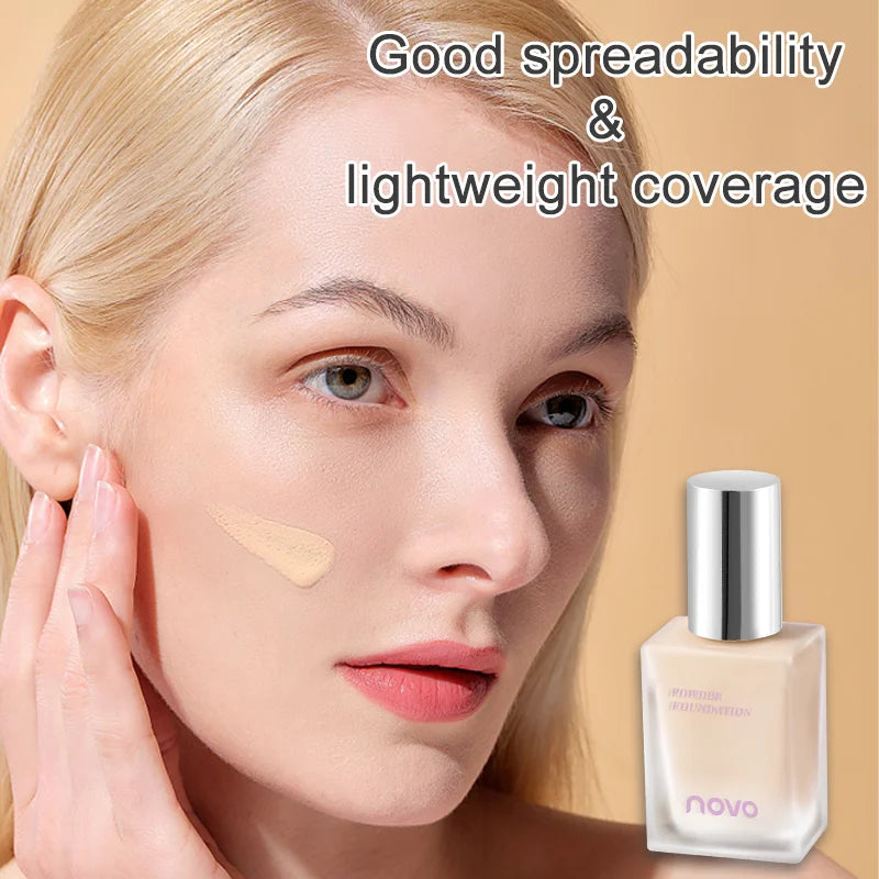 Liquid Foundation With Hyaluronic Acid & Vitamin E, Evens Skin Tone + Reduces Dark Spots For A Glowing, Matte Finish, Waterproof