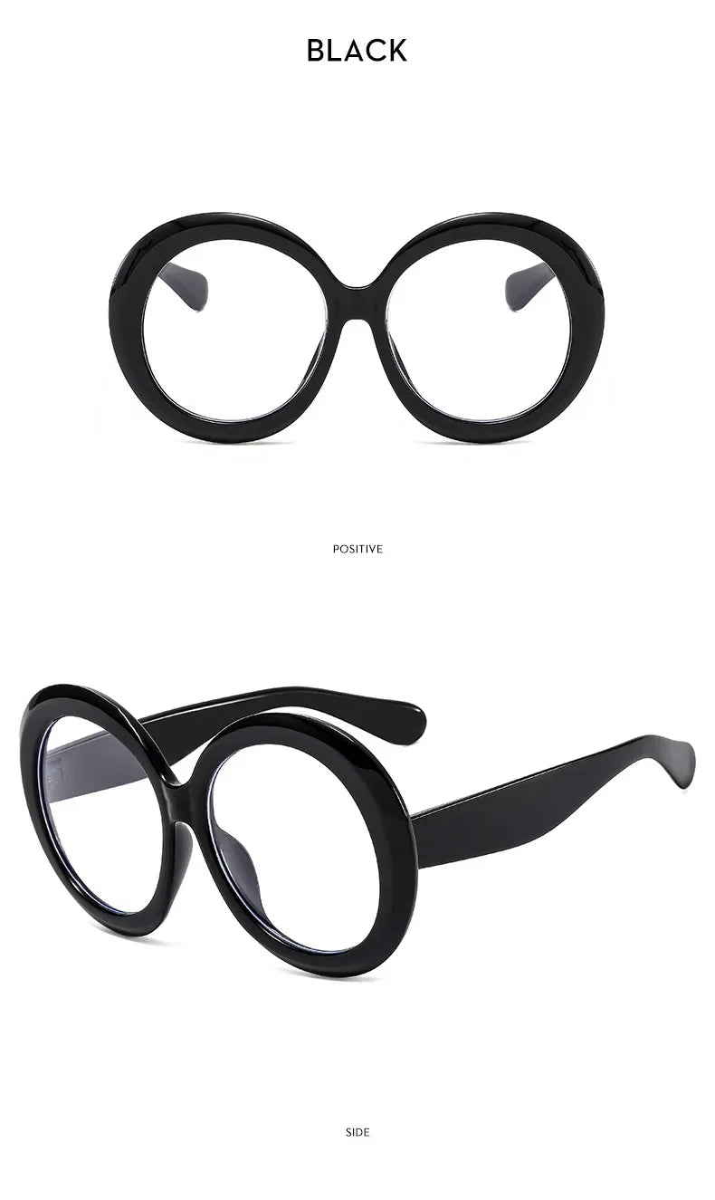 Oversized Round Sunglasses Women Men Luxury Brand Big Frame Sun Glasses Goggles Large Shades Unisex Riding Eyeglasses