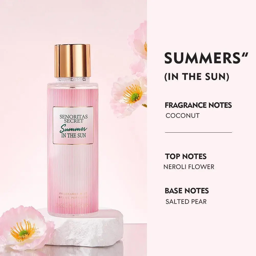 Original Perfume Vanilla Flower Fruit 250ml Fragrance Mist Scent Light Long Lasting Fragrance Women's Perfume Charming Gift