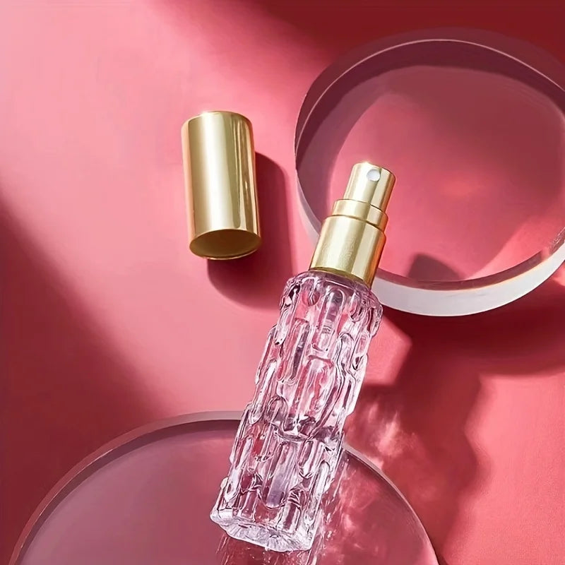 4pcs 10ml Mini Perfume Spray Bottles Portable Travel Liquid Perfume Containe Atomizer Deliver Travel Refillable Bottles