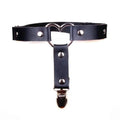 Women Sexy Leather Thigh Garter Belt Pu Punk Elastic Harness Leg Strap Goth Stocking Leglet Belt Garters Suspender for Girl