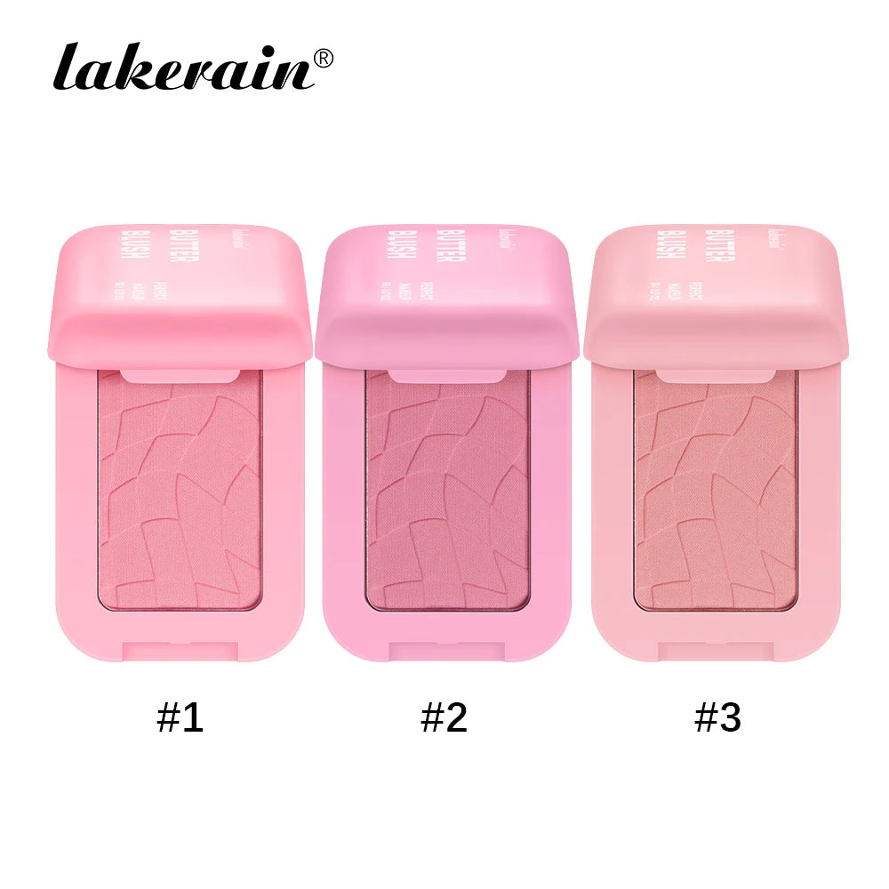 Makeup Powder Blush Waterproof And Sweat-proof High Pigment Long Lasting Pink Cream Blush Cosmetics Palette Powder Korean Makeup