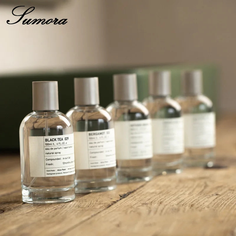 100ML Unisex Perfume Sandalwood Fresh Fragrance Eau De Toilette Classic Fruity Notes Women Man Parfum Bergamot Body Spray