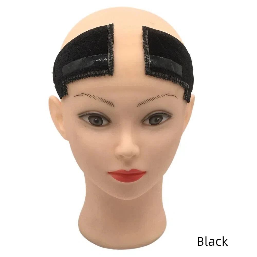 Wig Grip Headband Velvet With Silicone Headband Scarf Head Hair Band With Invisible and Adjustable Fishing Line Headband for Wig