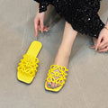 Women's Sandals Summer Slipper Ladies Slides Sandals Fashion Design Beach Flip Flops Flat Shoes Shoes for Women Slippers Zapatos