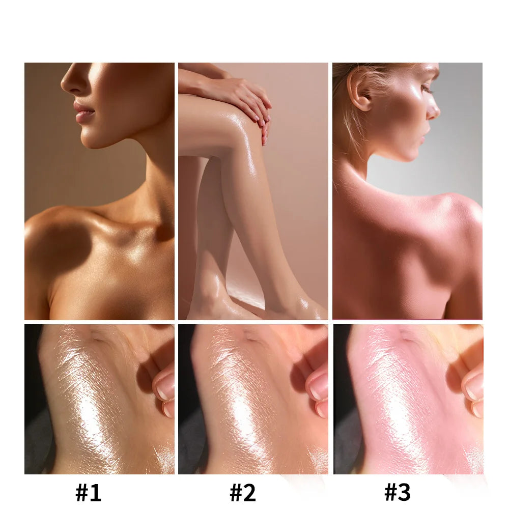Glowmotions Glow Body Oil 100ml Hydrating Softening Brazilian Shimmer Bronze Non-Greasy Non-Sticky Formula for Beachside Party