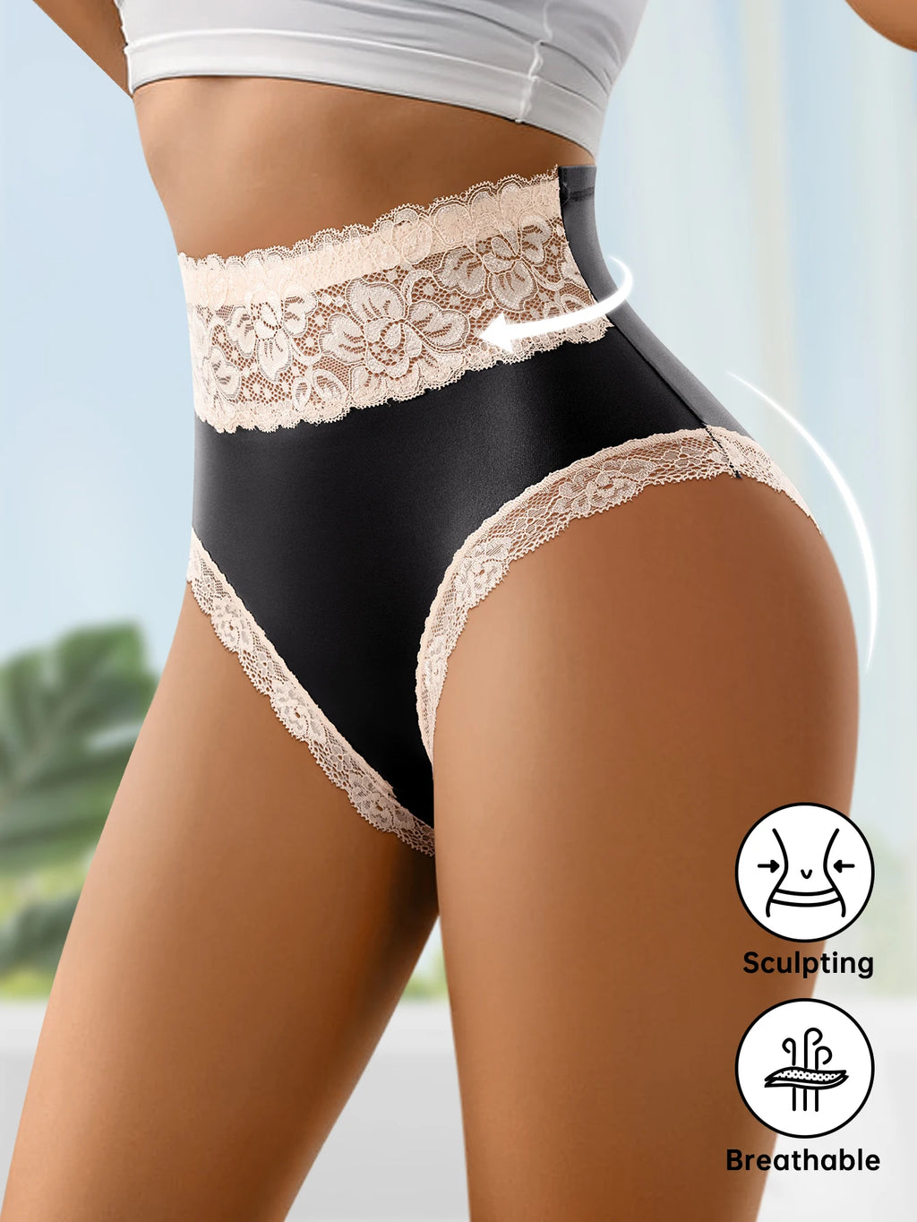 Elegant Lace Women’s Underwear - Mid-Waist Design, Soft & Breathable, Comfortable & Feminine Fit, Perfect for Date Nights