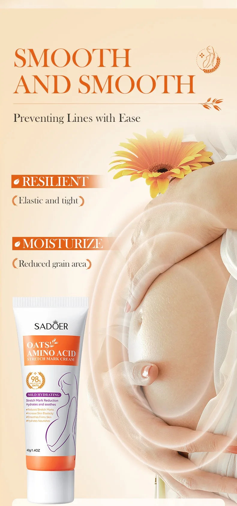 Removes Stretch Mark Cream To Remove Postpartum Obesity Pregnant Women Repair Anti-Aging Winkles Firming Body Cream Skin Care
