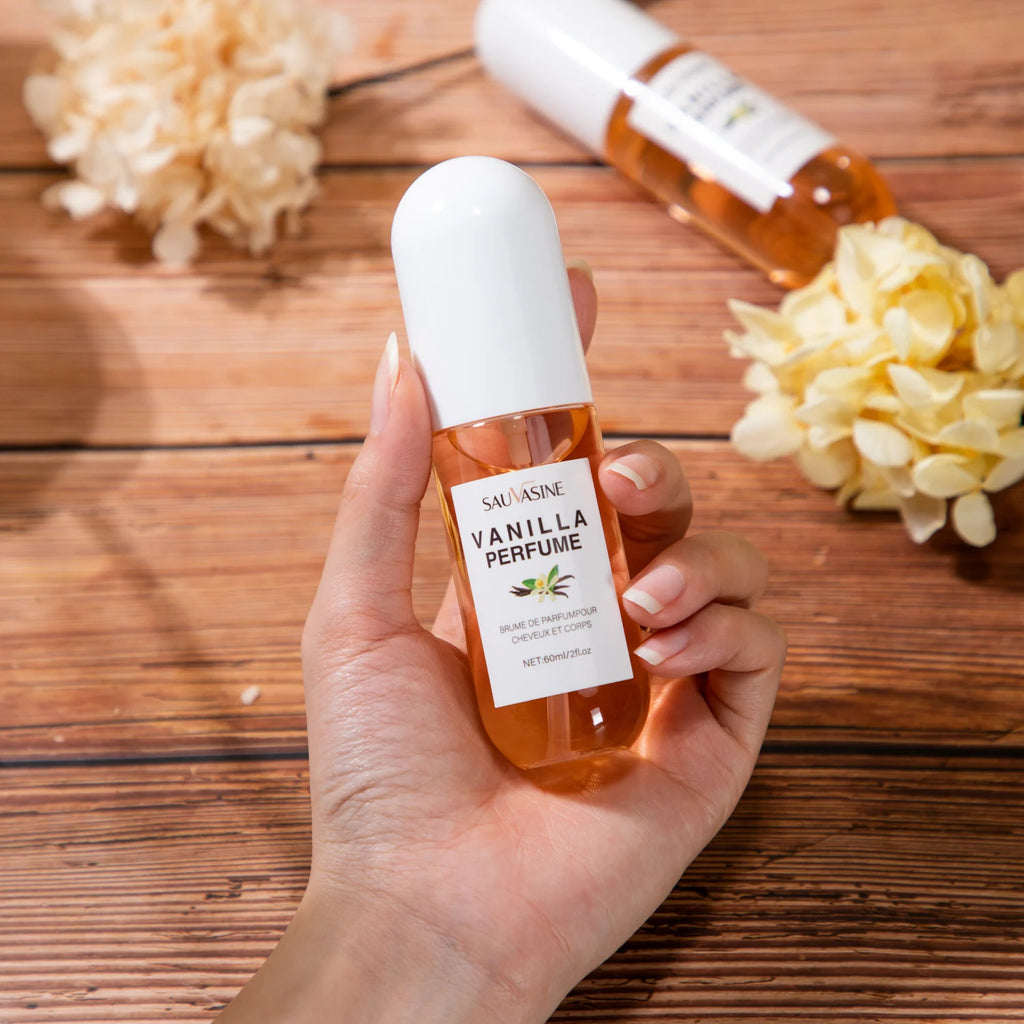 2.03Fl Oz Vanilla Body Mist Vanilla Hair and Body Perfume Mist for Women & Men Long-Lasting Fragrance Body Spray for Gifts