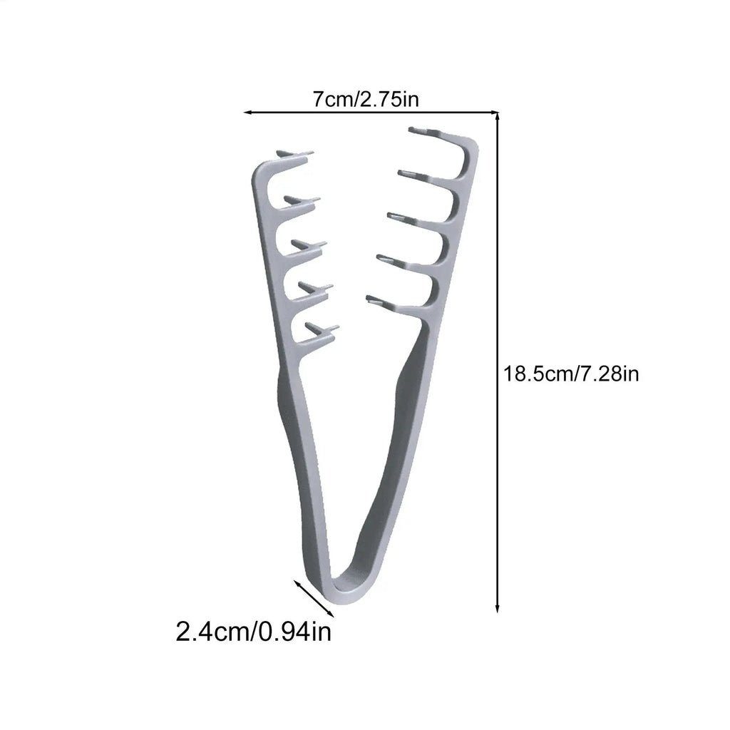 Wide Tooth Comb for Curly Hair Roots Volumizing Tool Covering Bangs Seam Grooming Tool Volumizing Wide-Tooth Hair Styling Comb