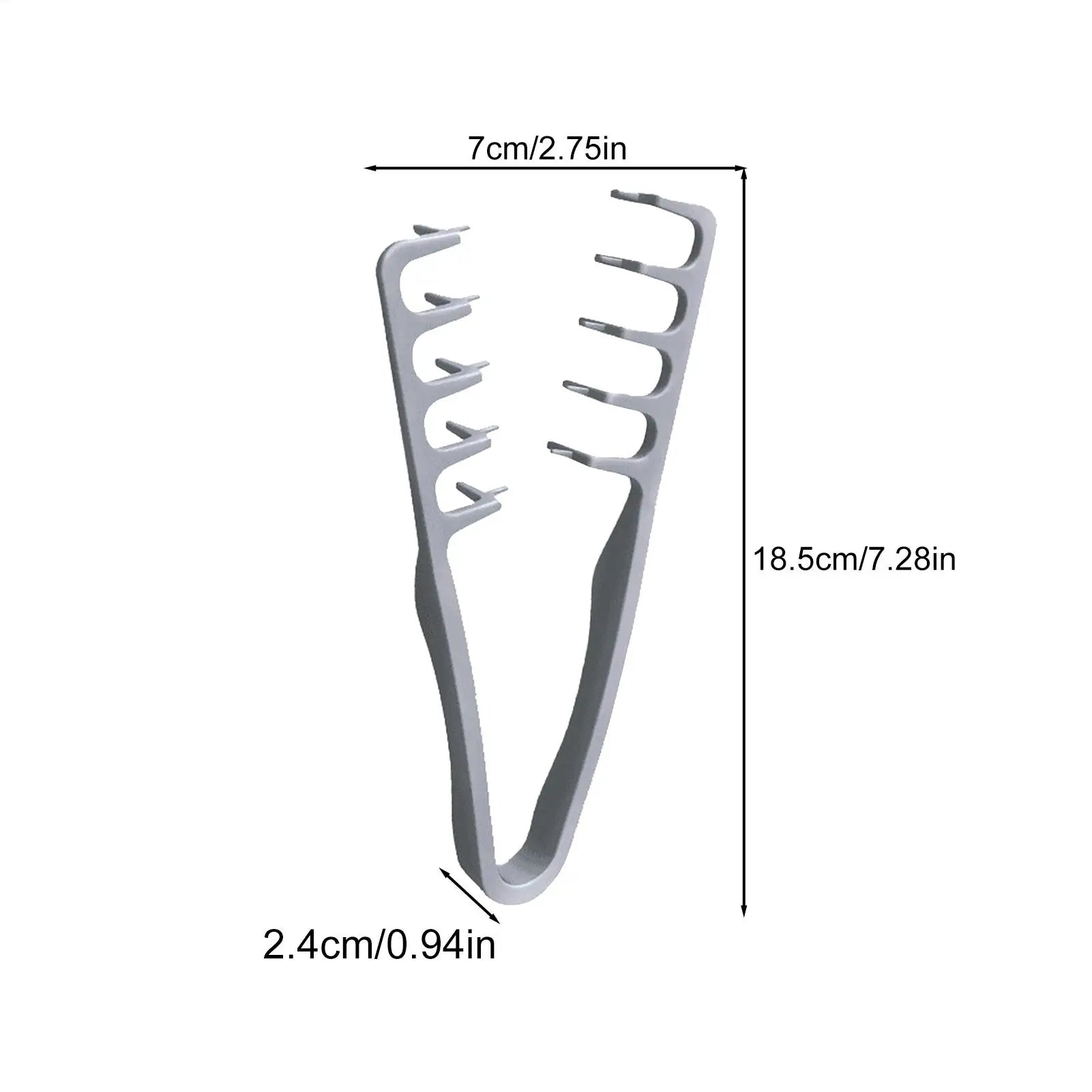 Wide Tooth Comb for Curly Hair Roots Volumizing Tool Covering Bangs Seam Grooming Tool Volumizing Wide-Tooth Hair Styling Comb